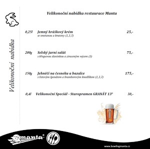 Velikonoční nabídka